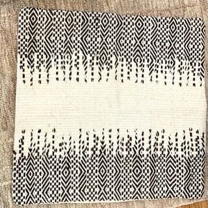 Woven Wool Throw Pillow Cover